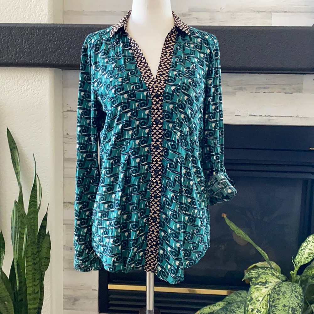 Maeve Collared Button down blouse